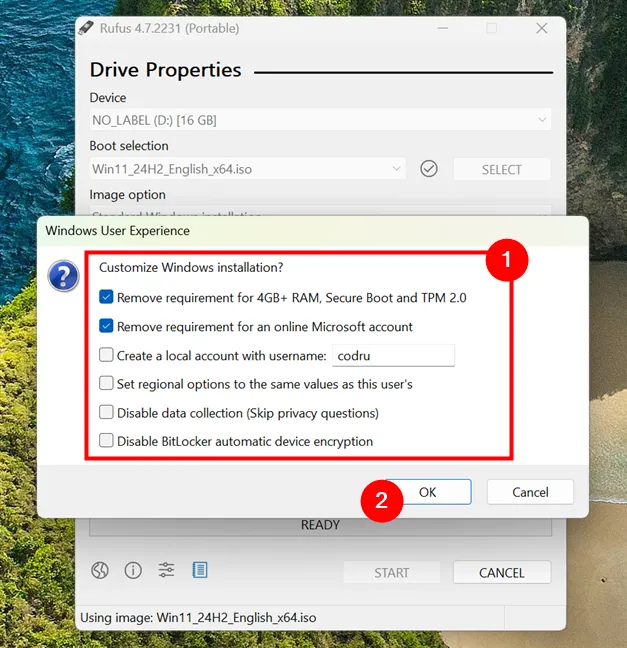 Настройте Windows 11 и удалите требования