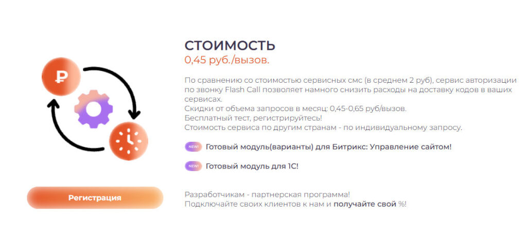 Авторизация по звонку (Flash Call)