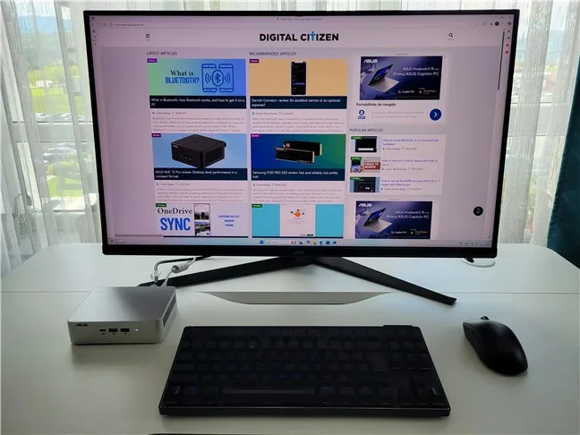 ASUS NUC 15 Pro+ с легкостью справляется с повседневными задачами
