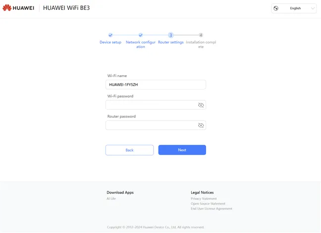 Настройка HUAWEI WiFi BE3
