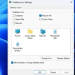 Как восстановить значки на рабочем столе в Windows 11