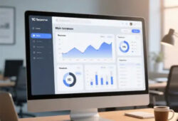 Монитор с графиками