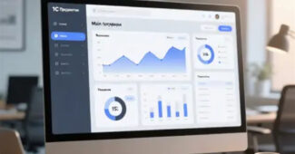 Монитор с графиками