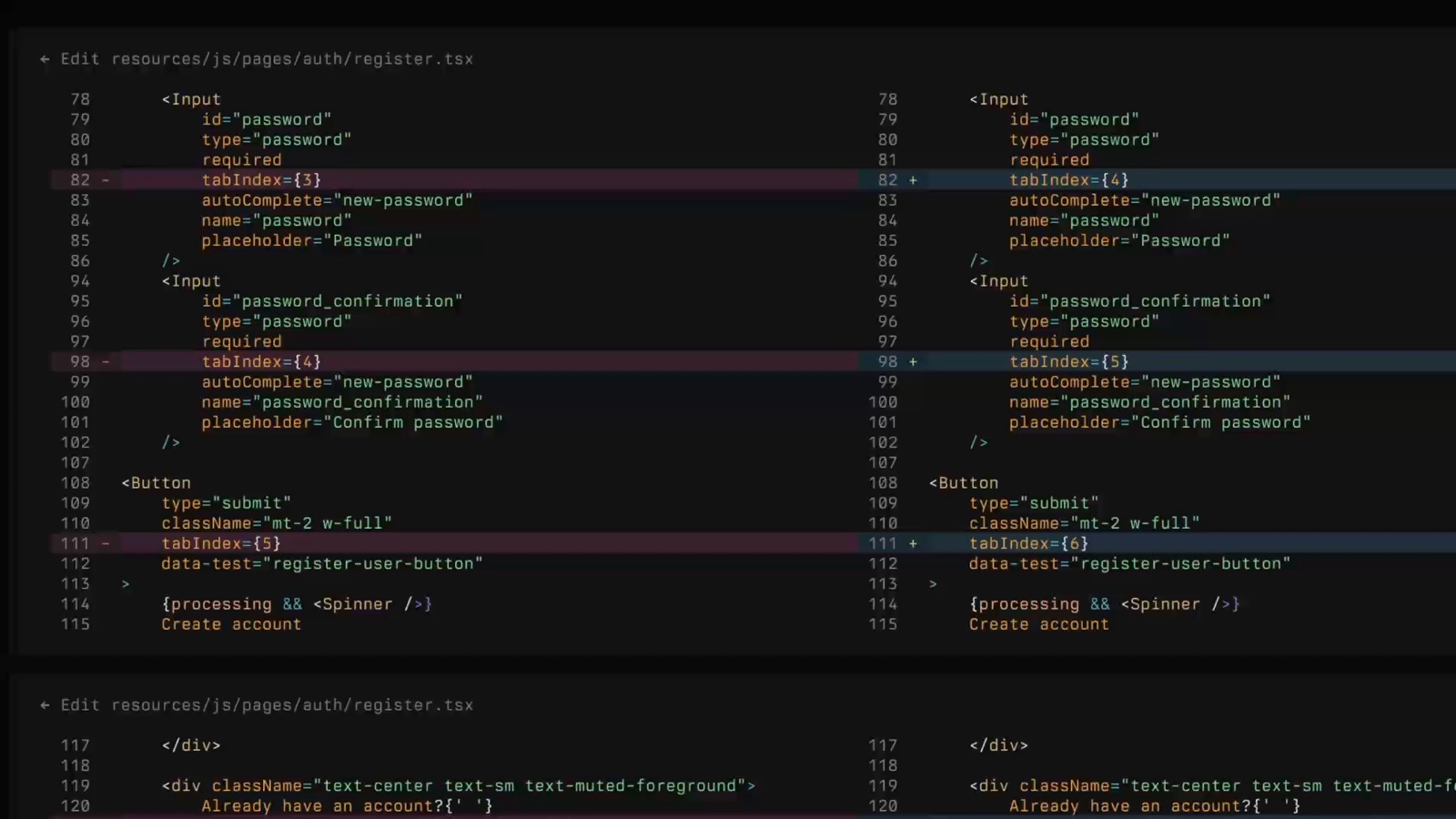 Интерфейс OpenCode в терминале: агент правит код, виден diff