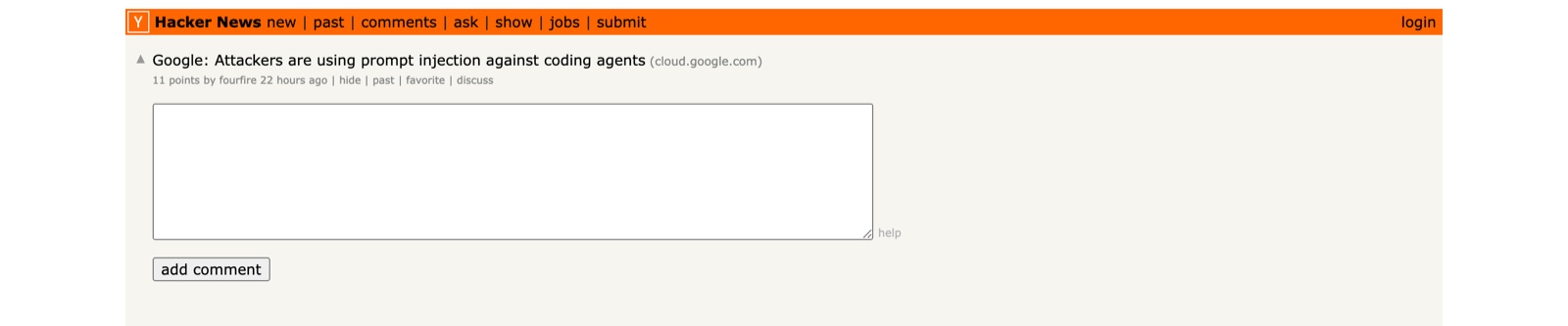 Обсуждение отчёта Google на Hacker News