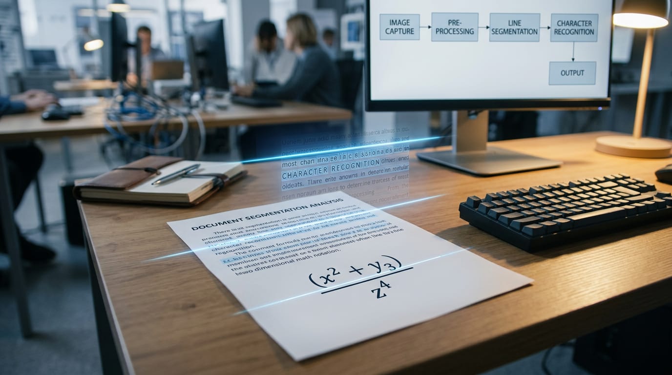 Как устроен классический OCR и почему он «читает построчно»