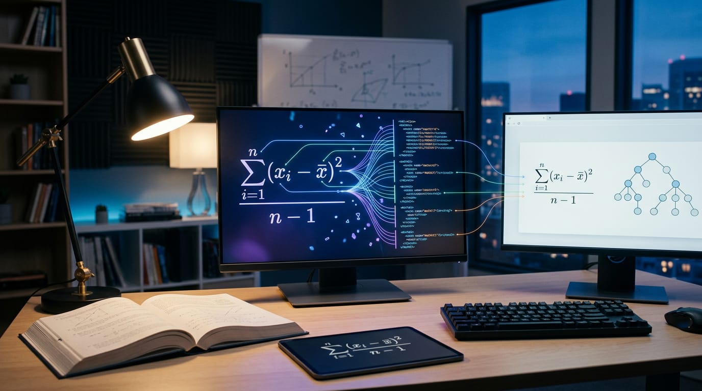Роль LaTeX и MathML как целевого формата вывода